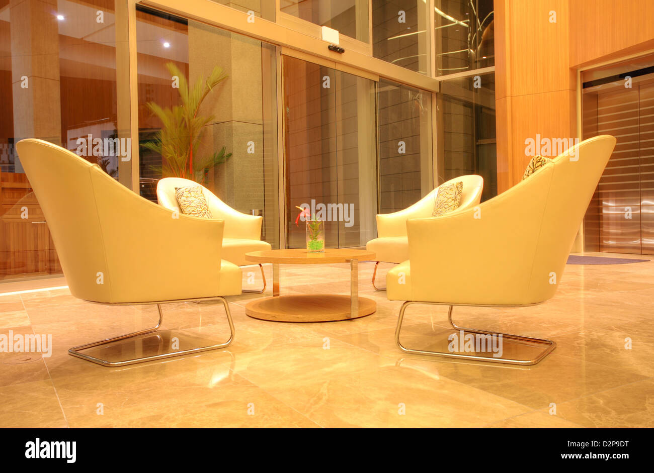 Lounge Room In A Luxurious New Home Stock Photo Alamy