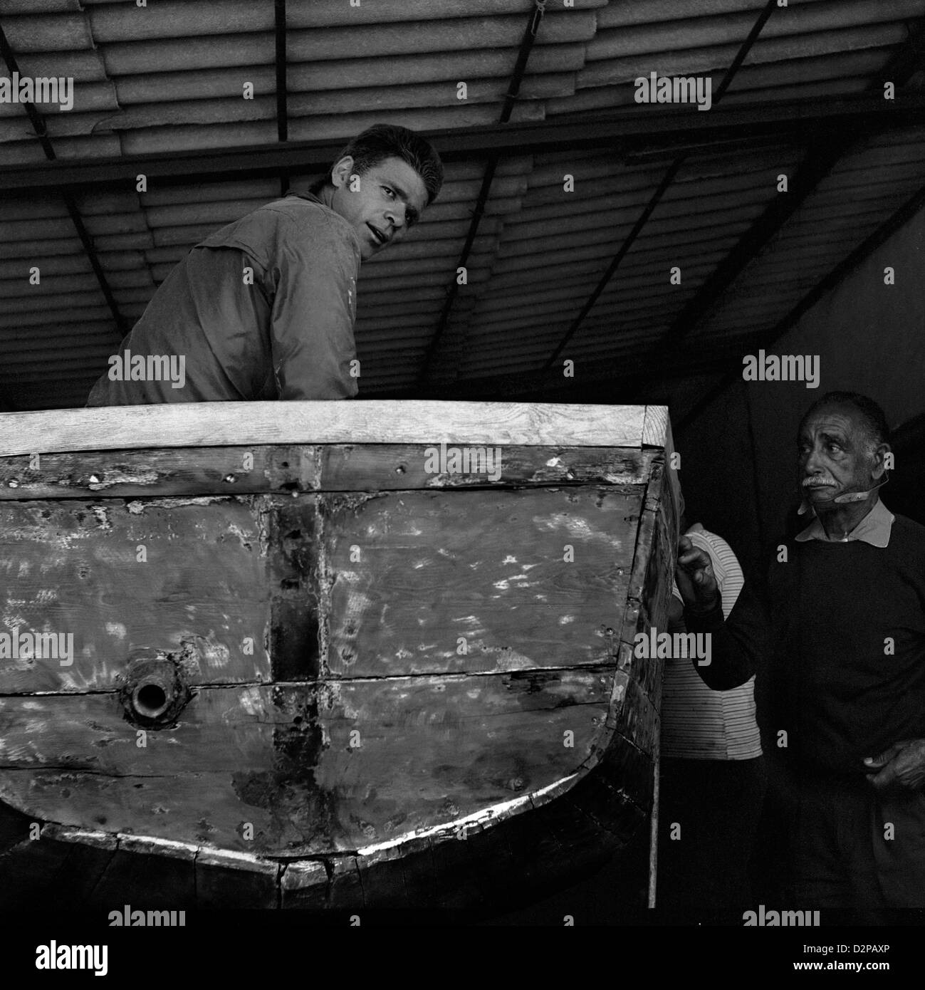 Working On A Boat