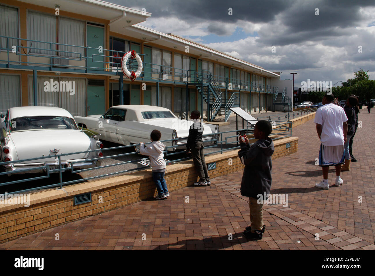 Lorraine Motel memorial National Civil Rights Museum Room 306 Martin Luther King Jr. was assassination site Memphis Tennessee Stock Photo