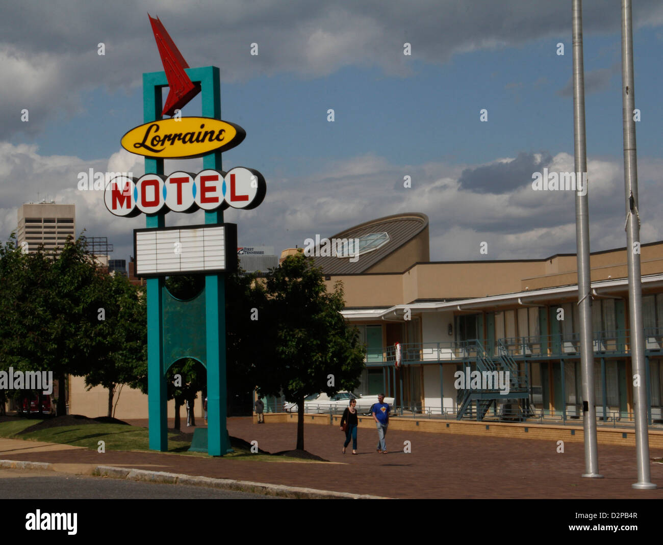 Lorraine Motel memorial National Civil Rights Museum Room 306 Martin Luther King Jr. was assassination site Memphis Tennessee Stock Photo