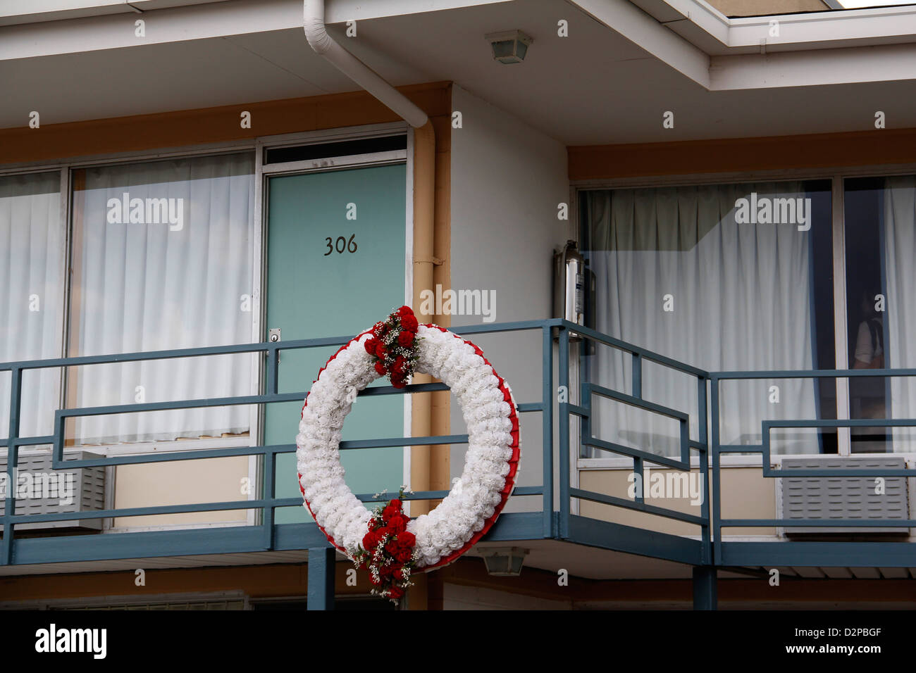 Lorraine Motel memorial National Civil Rights Museum Room 306 Martin Luther King Jr. was assassination site Memphis Tennessee Stock Photo