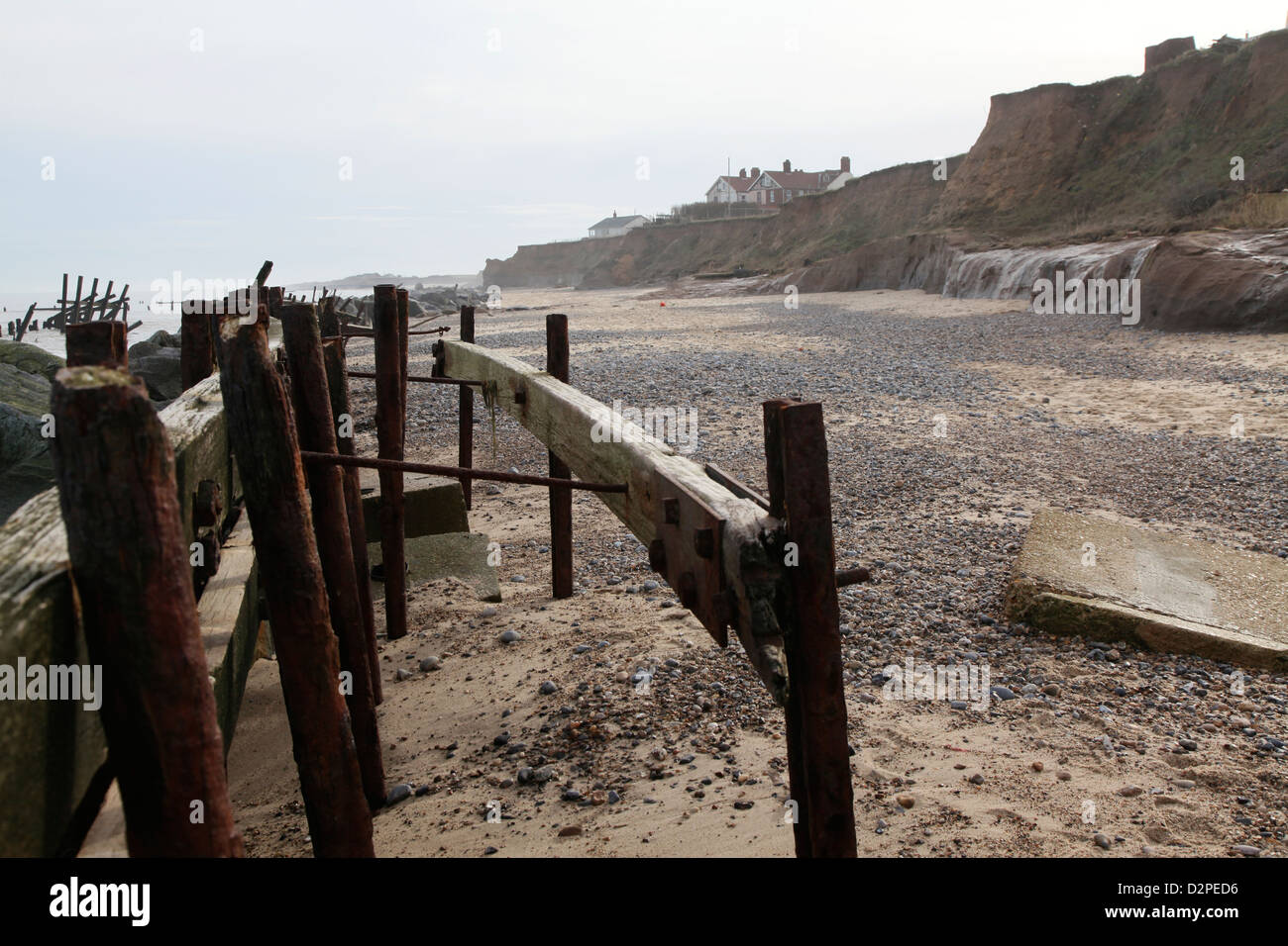Norfolk coastal erosion hi-res stock photography and images - Alamy