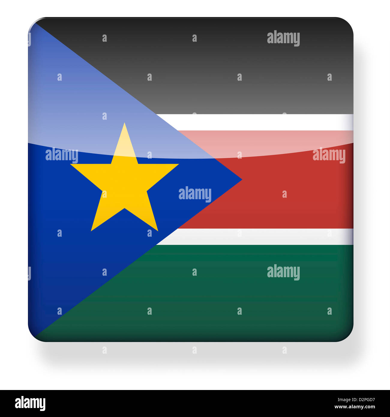 South sudan flag hi-res stock photography and images - Alamy