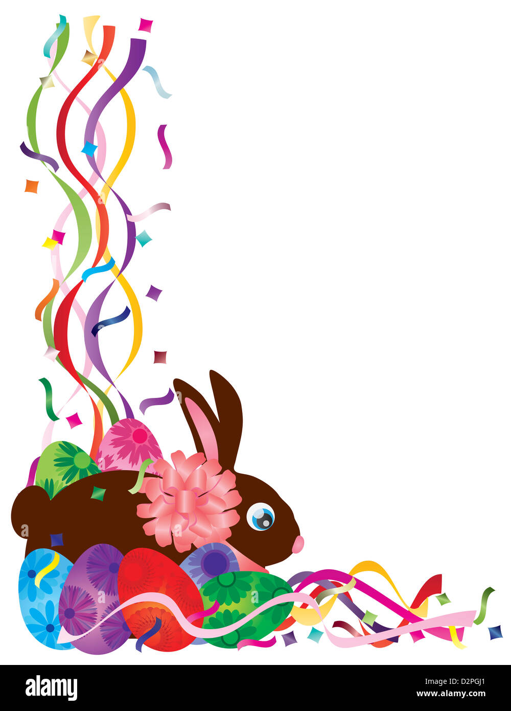 easter bunny border