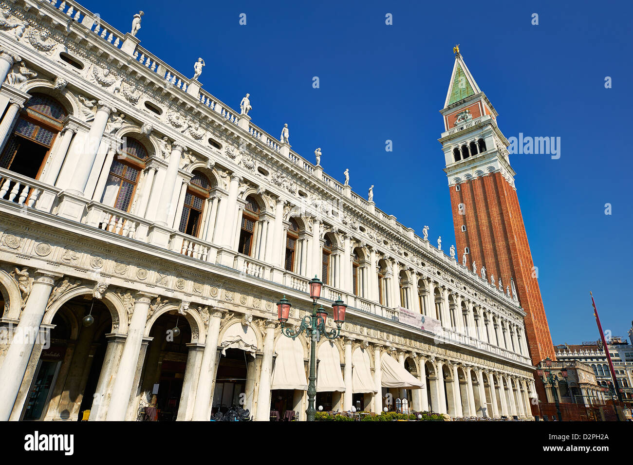 Biblioteca Nazionale Marciana (Marciana Library) St Mark's Square Venice Stock Photo