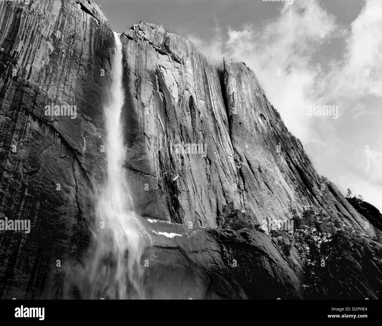 BW00740-00....CALIFORNIA - Upper Yosemite Falls in Yosemite National Park. Stock Photo