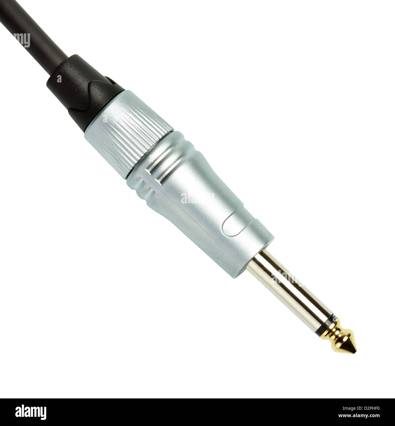 guitar audio jack, isolated on white background Stock Photo Alamy