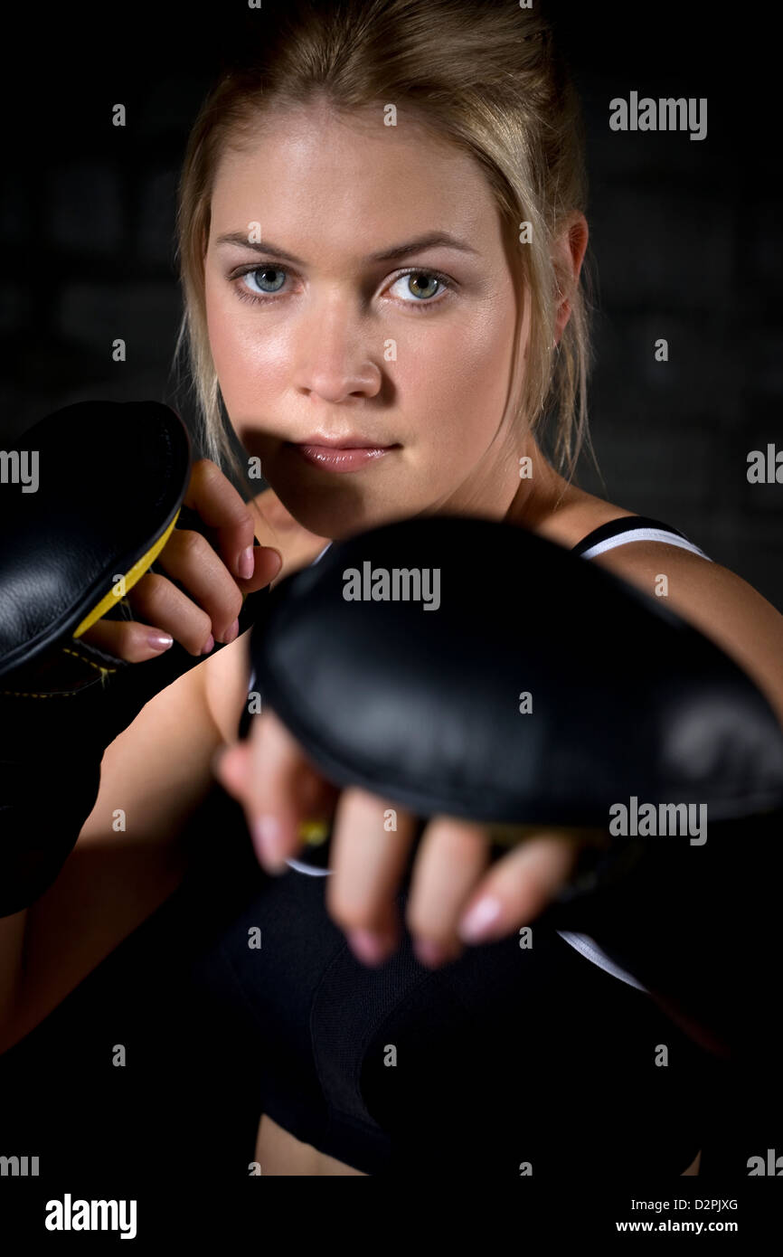 Young girls boxing gymnasium hires stock photography and images Alamy