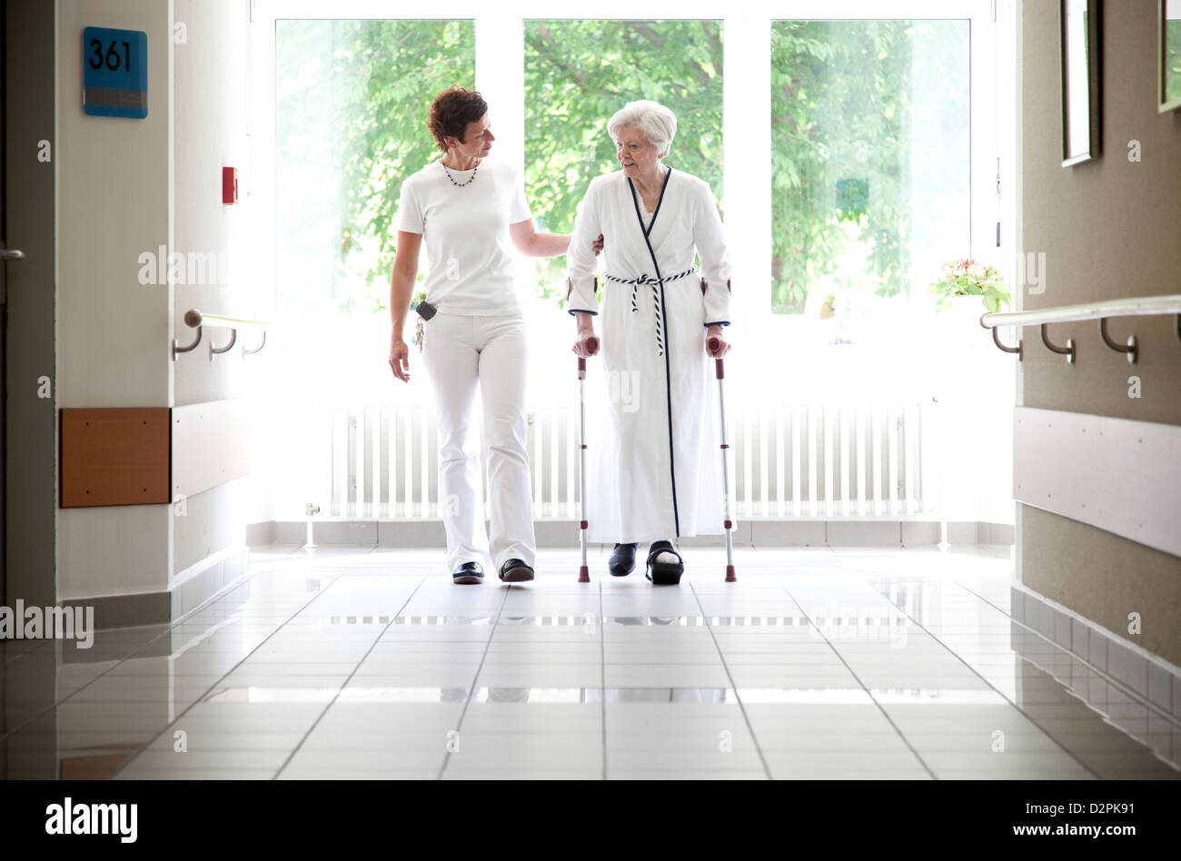Essen, Germany, physiotherapy in hospital Stock Photo