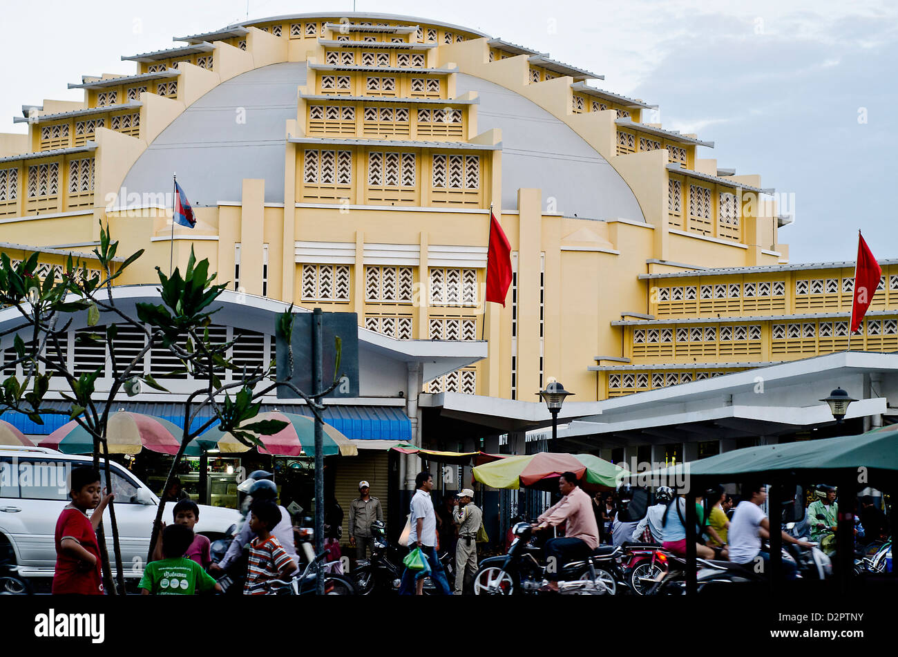 Central Market,Phnom Penh,Cambodia Stock Photo Alamy