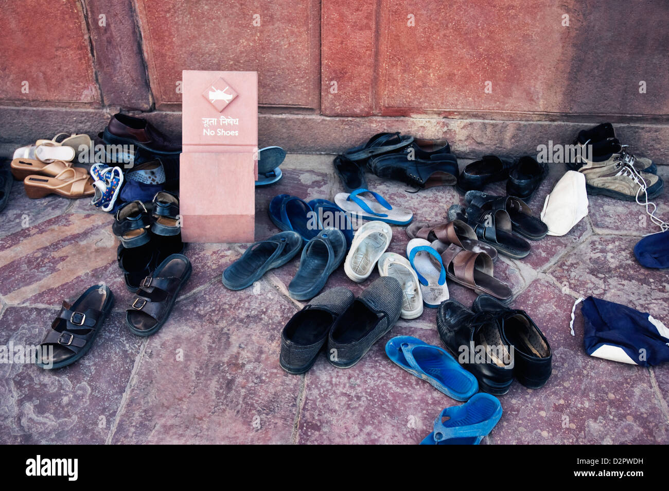Shoes outside a mosque hires stock photography and images Alamy