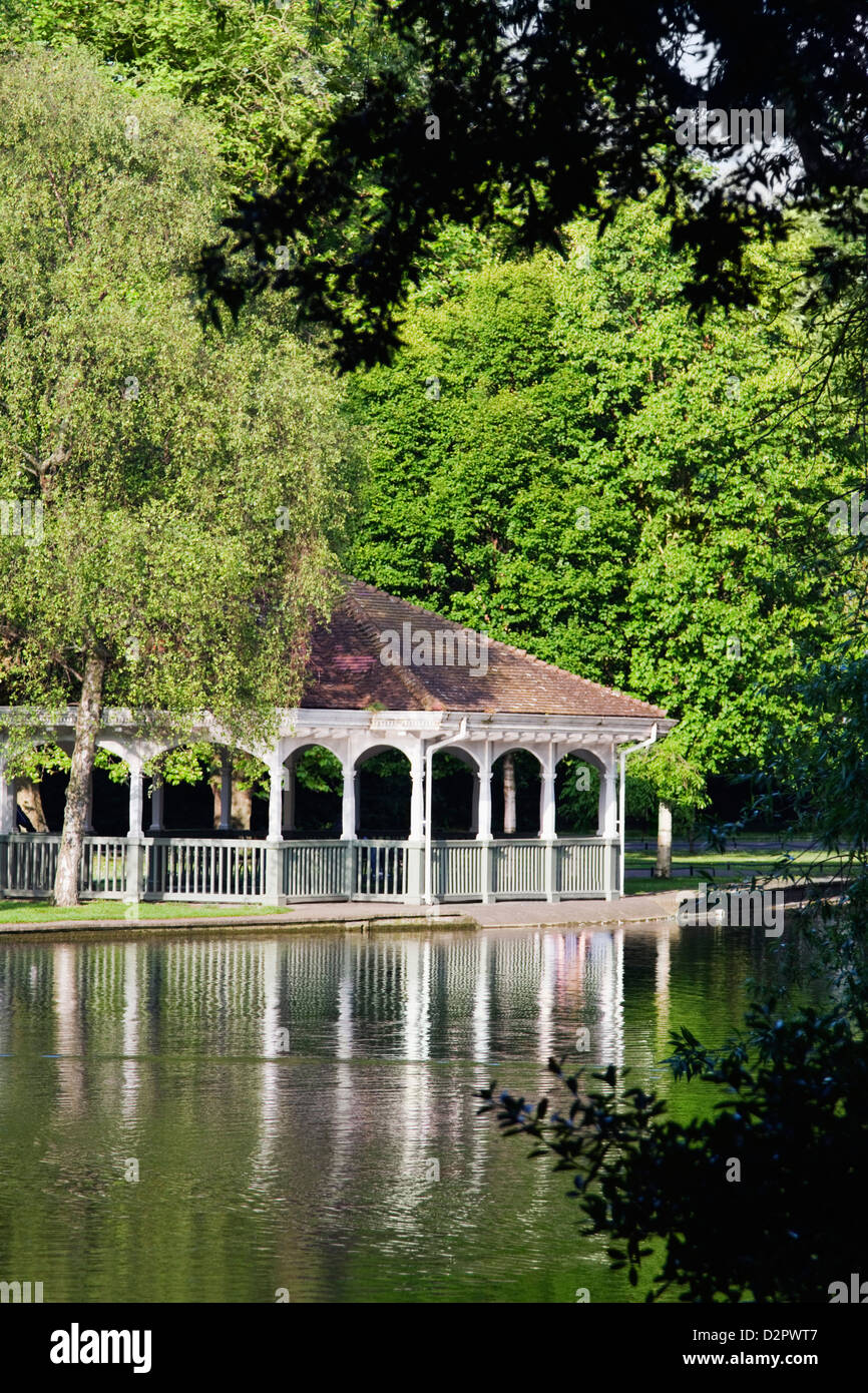 Gazebo in a park, St Stephen's Green, Dublin, Republic of Ireland Stock