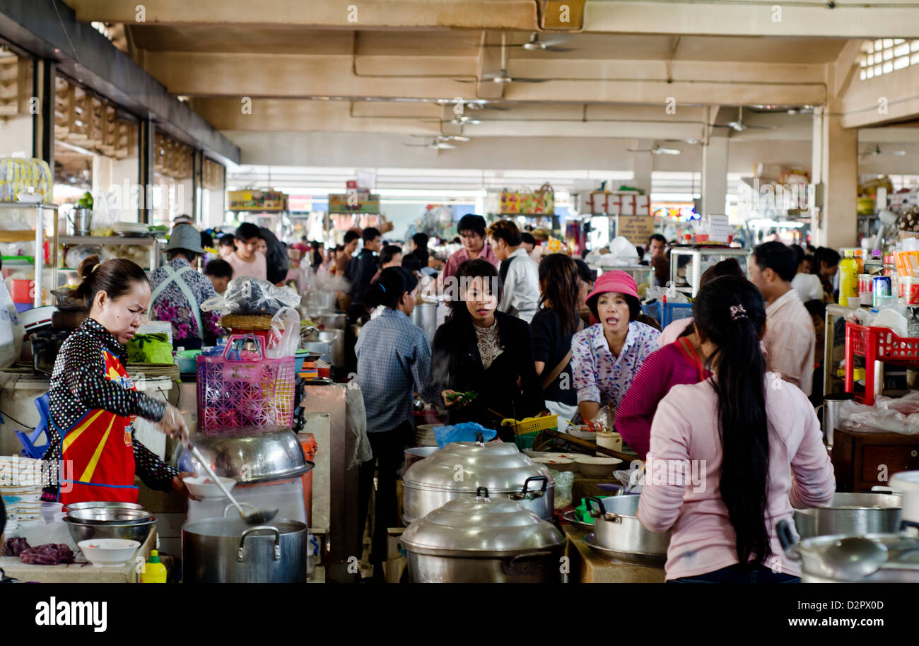 Central Market Phnom Penh Stock Photo