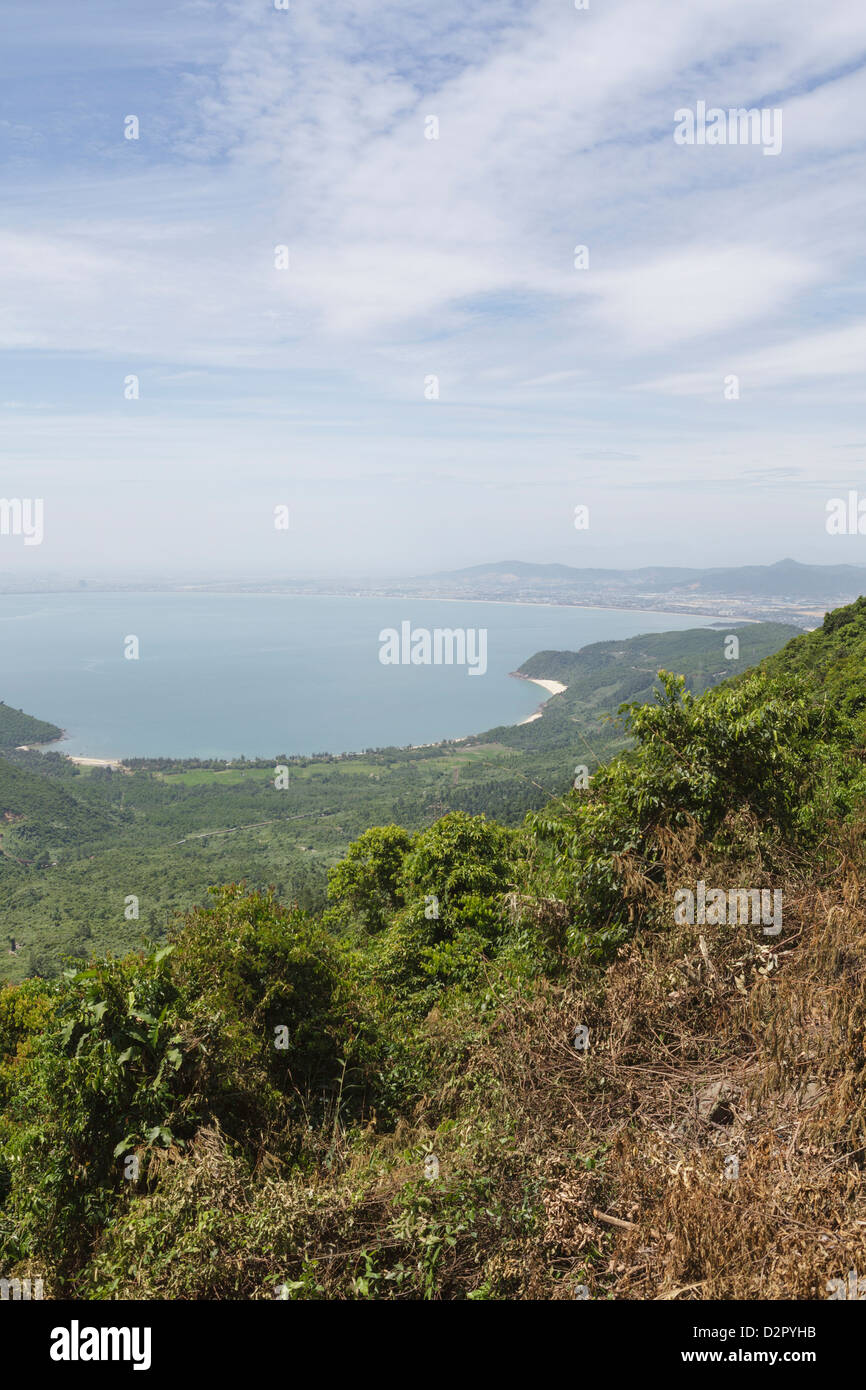 View of Da Nang Bay, Vietnam, Indochina, Southeast Asia, Asia Stock Photo