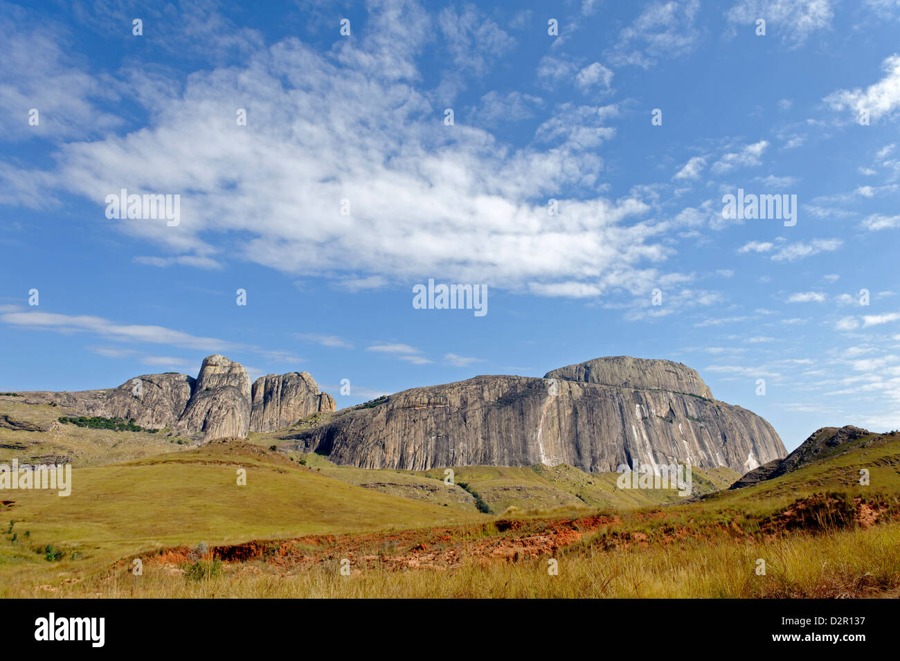 Ifandana rock, the place from which the Betsileo fell preferring death to Merina domination, Madagascar, Africa Stock Photo