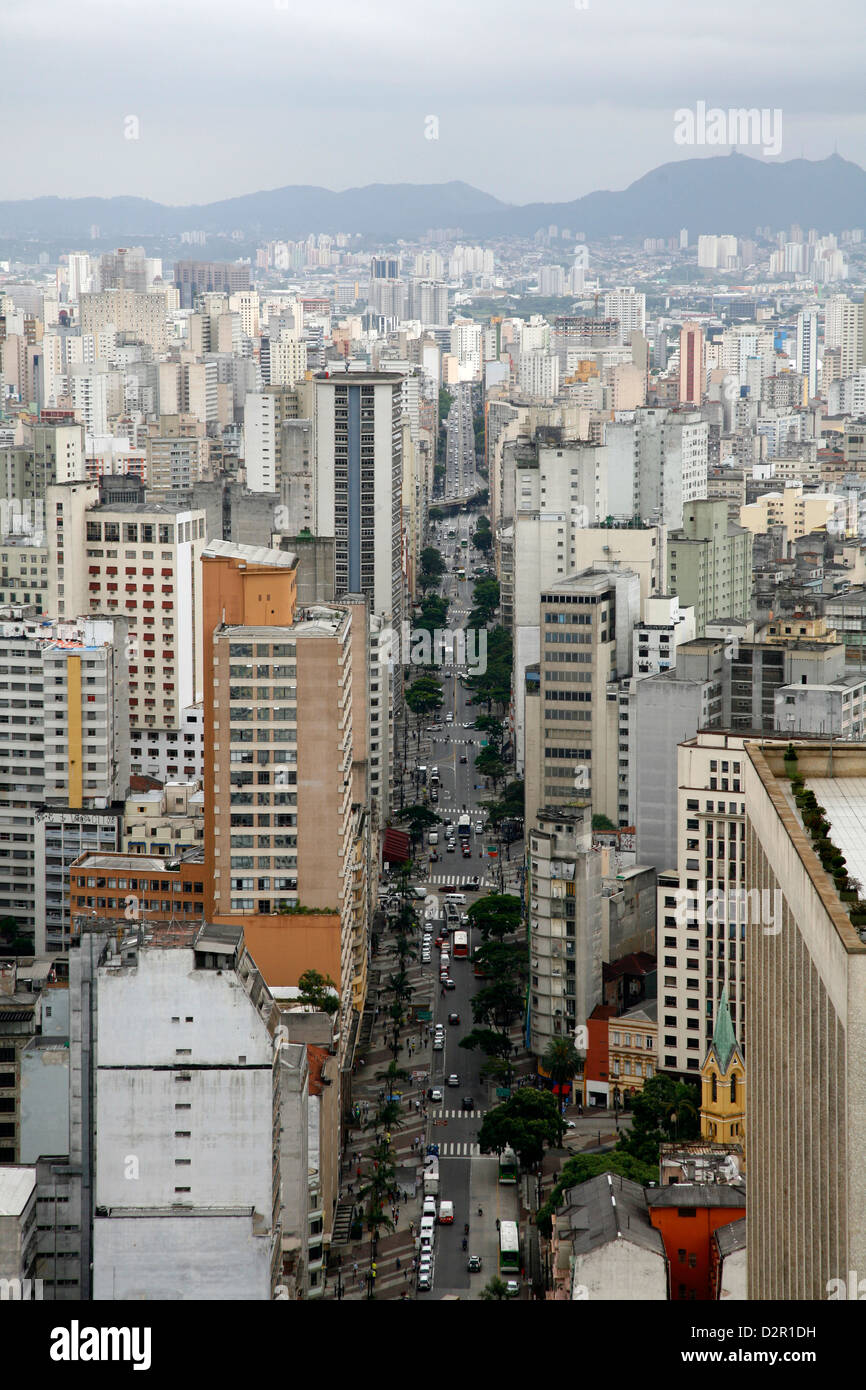 Skyline of Sao Paulo, Brazil, South America Stock Photo