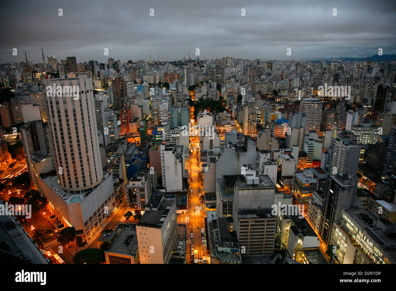 Skyline of Sao Paulo, Brazil, South America Stock Photo