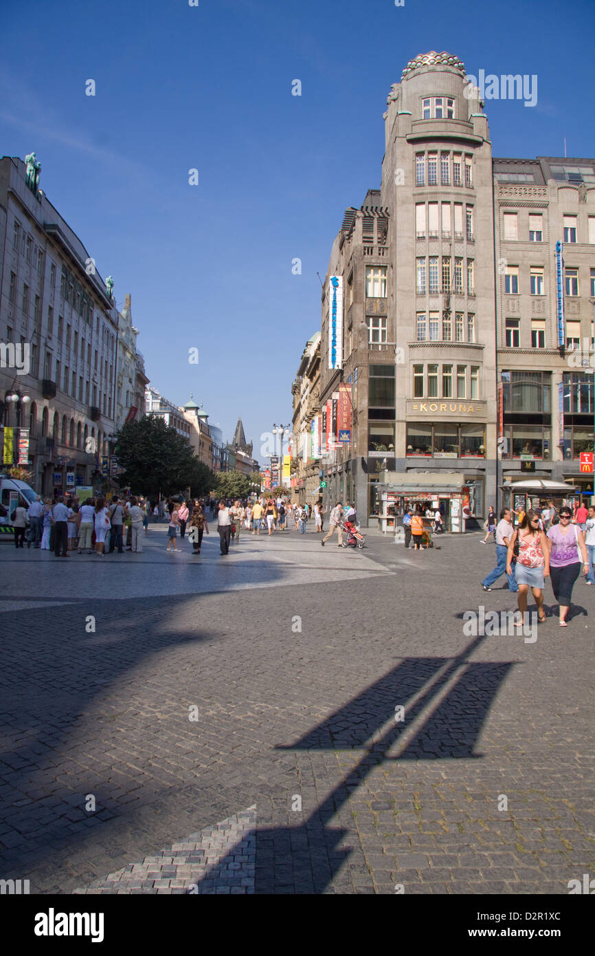Prague shopping stores street hires stock photography and images Alamy