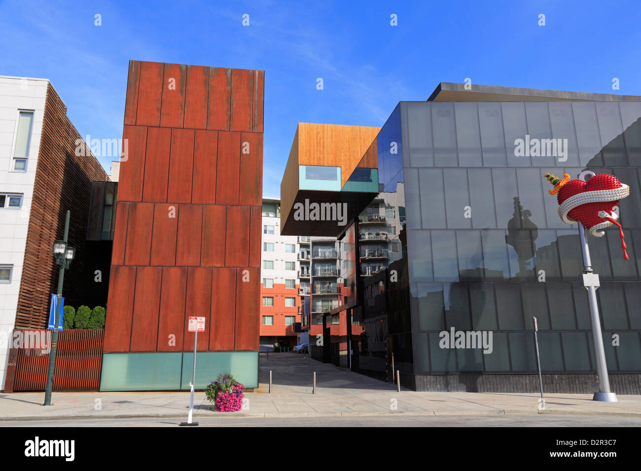 Museum of Contemporary Art, Lower Downtown, Denver, Colorado, United States of America, North America Stock Photo