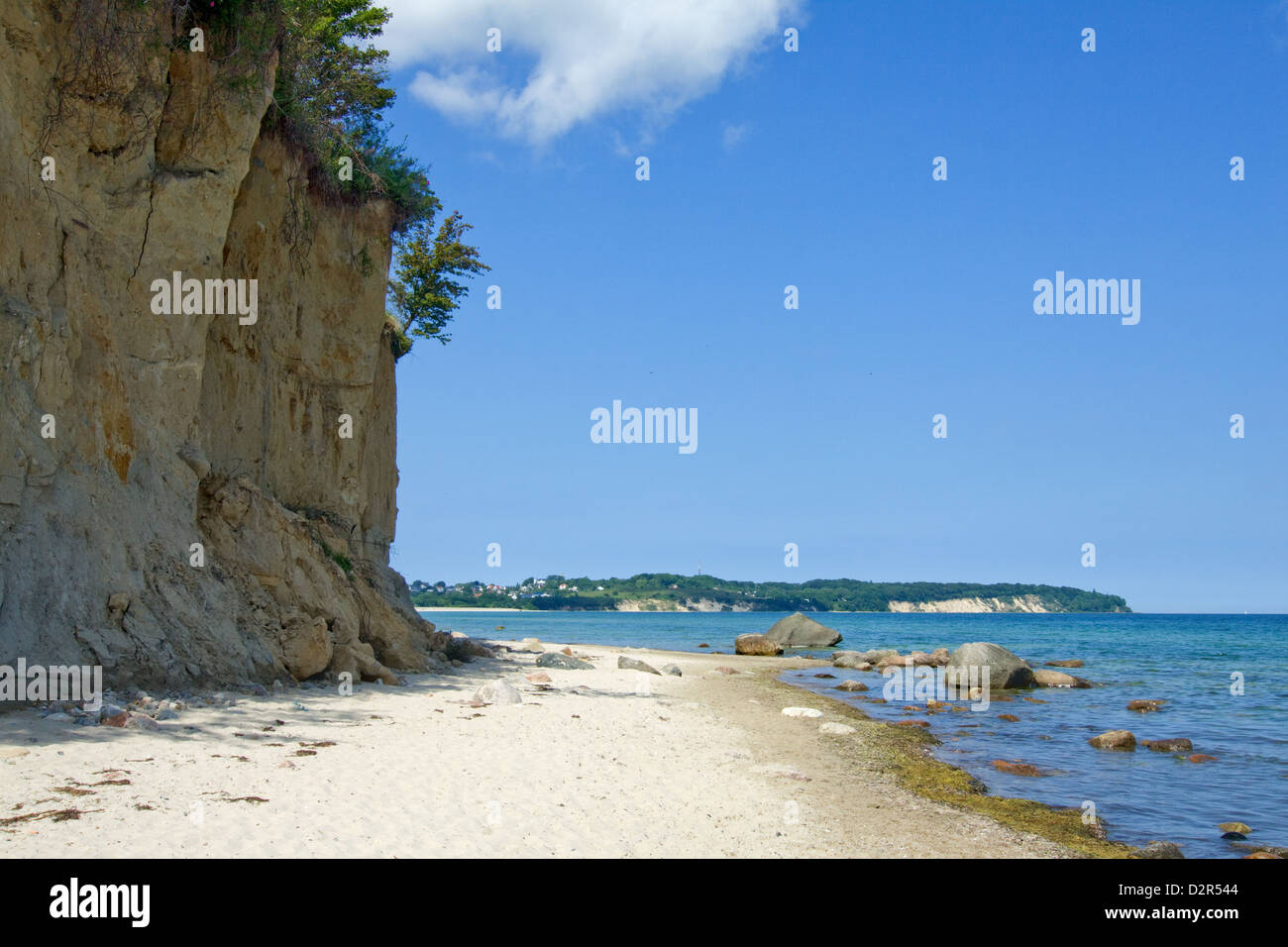 Cliffs on the Baltic Sea Stock Photo