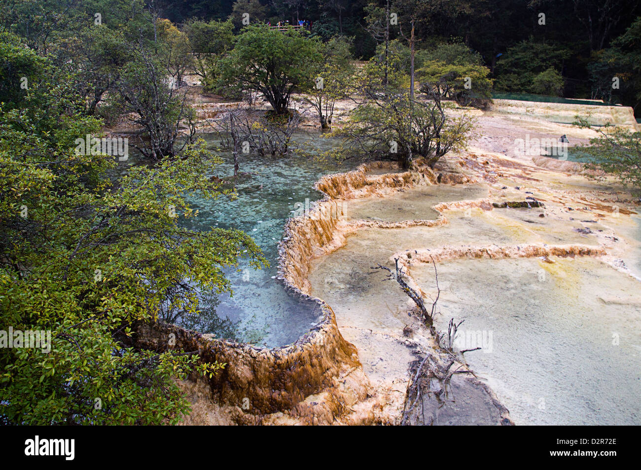 Huanglong Scenic Area, Sichuan, China Stock Photo