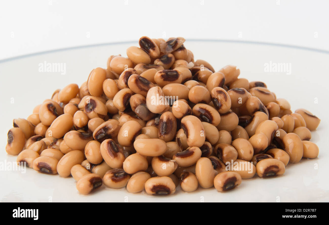 "blacked eyed beans Stock Photo Alamy
