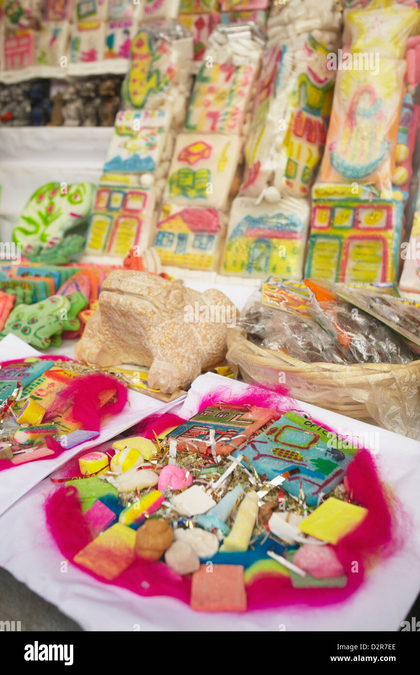 Colourful confectionery in Witches' Market, La Paz, Bolivia, South America Stock Photo