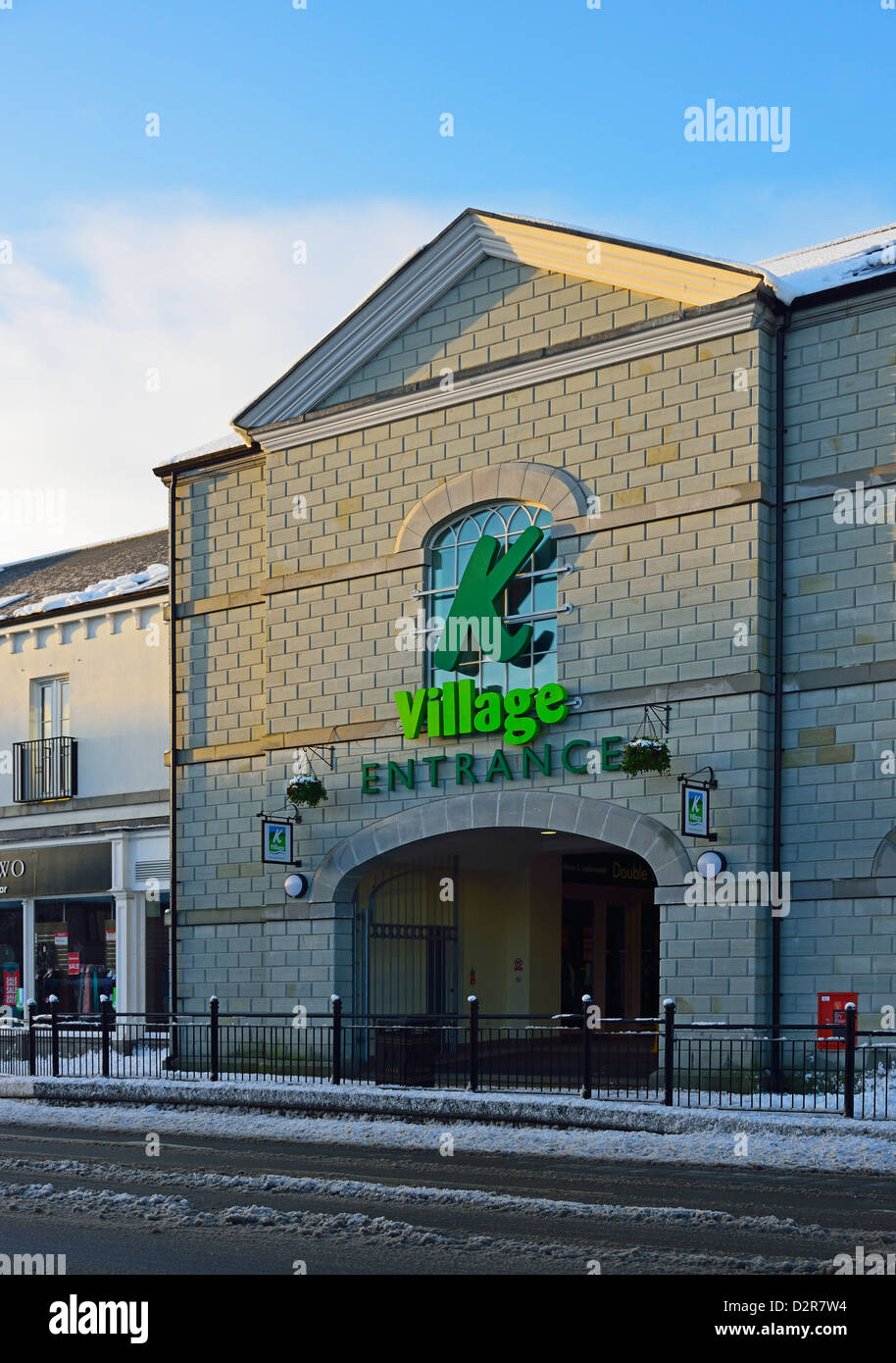 Main entrance, K Village the Lakes Outlet shopping complex. Lound Road