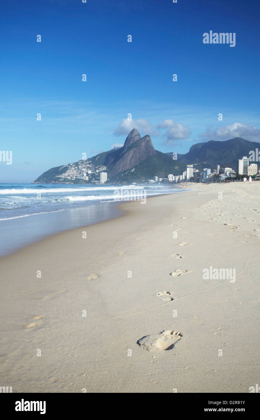 Ipanema beach, Rio de Janeiro, Brazil, South America Stock Photo