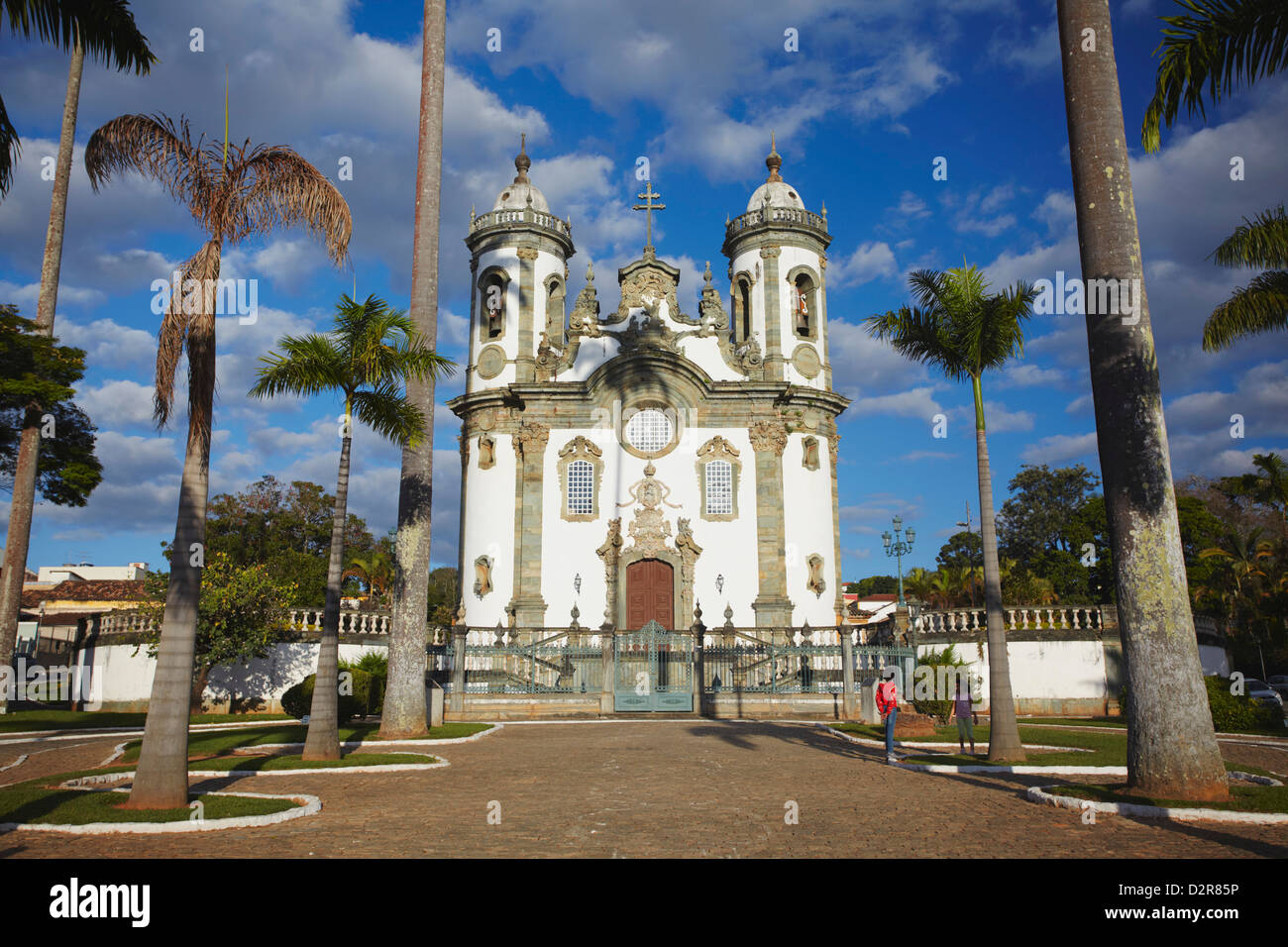 Sao Francisco de Assis (St. Francis of Assisi) Church, Sao Joao del Rei, Minas Gerais, Brazil, South America Stock Photo