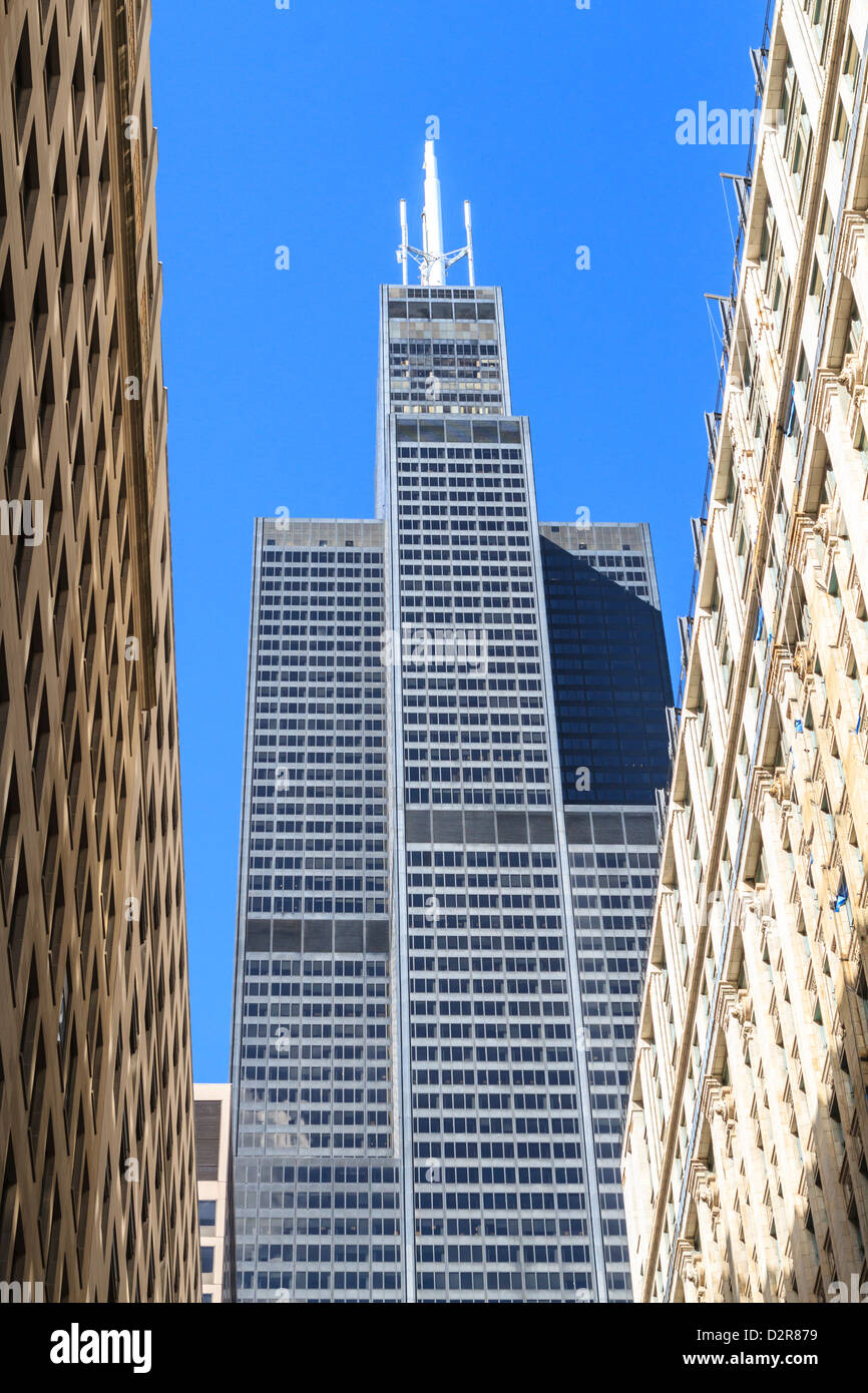 Willis Tower, formerly the Sears Tower, at the time it was the tallest