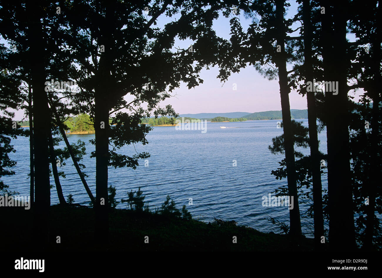 There's plenty of water sports activity on pristine Lake Ouachita