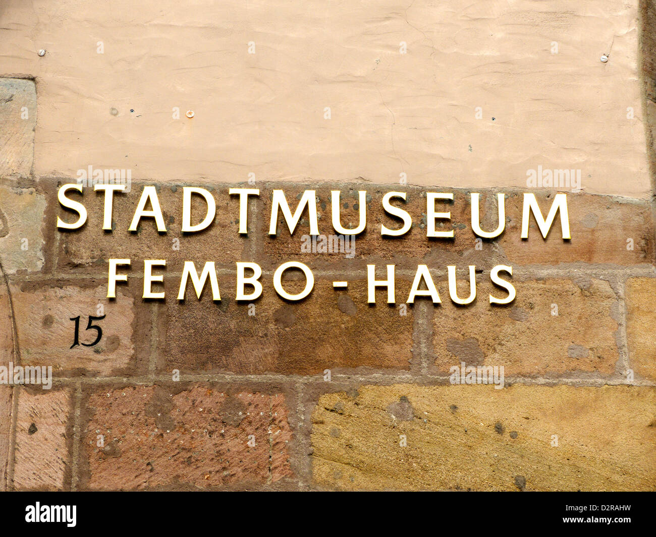 Germany Nuremberg Stadtmuseum City museum Fembo Haus Stock Photo