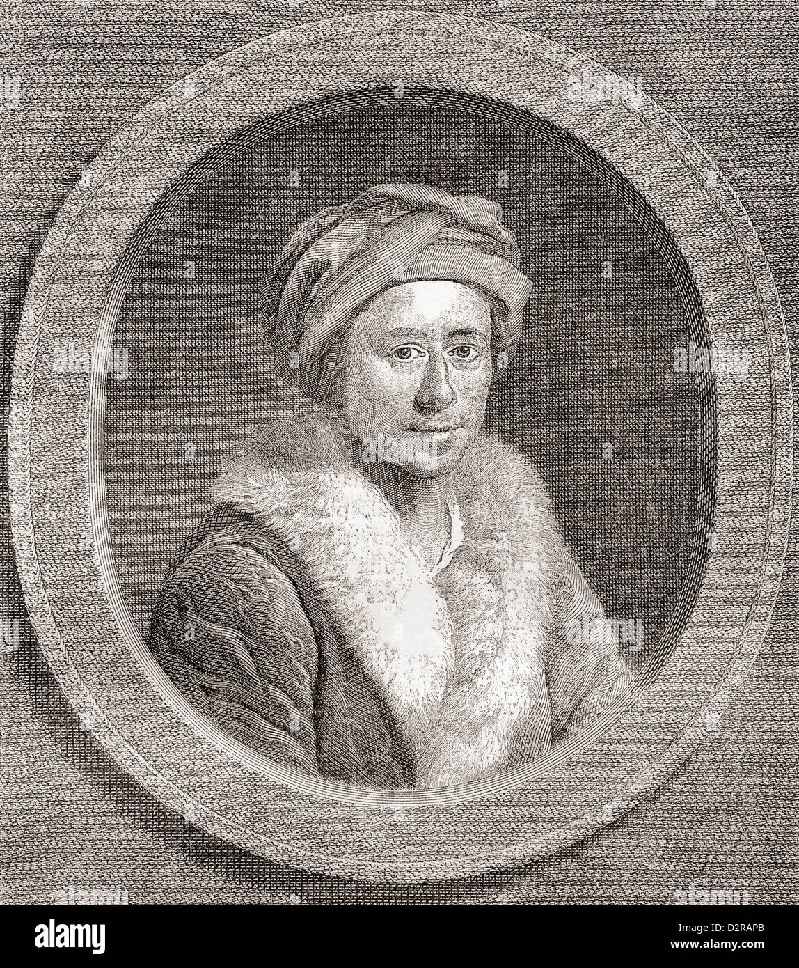 Johann Joachim Winckelmann, 1717 –1768. German art historian and archaeologist. Stock Photo