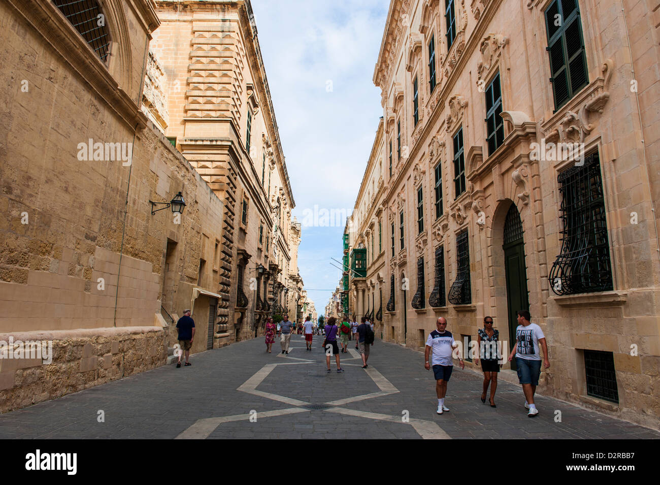 Valetta, UNESCO World Heritage Site, Malta, Europe Stock Photo