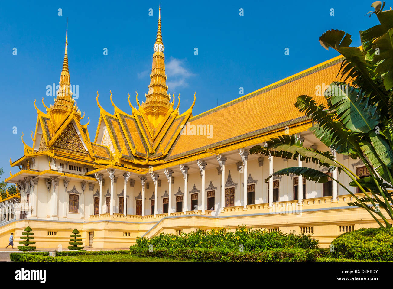 Throne Hall, Royal Palace, Phnom Penh, Cambodia, Indochina, Southeast Asia, Asia Stock Photo