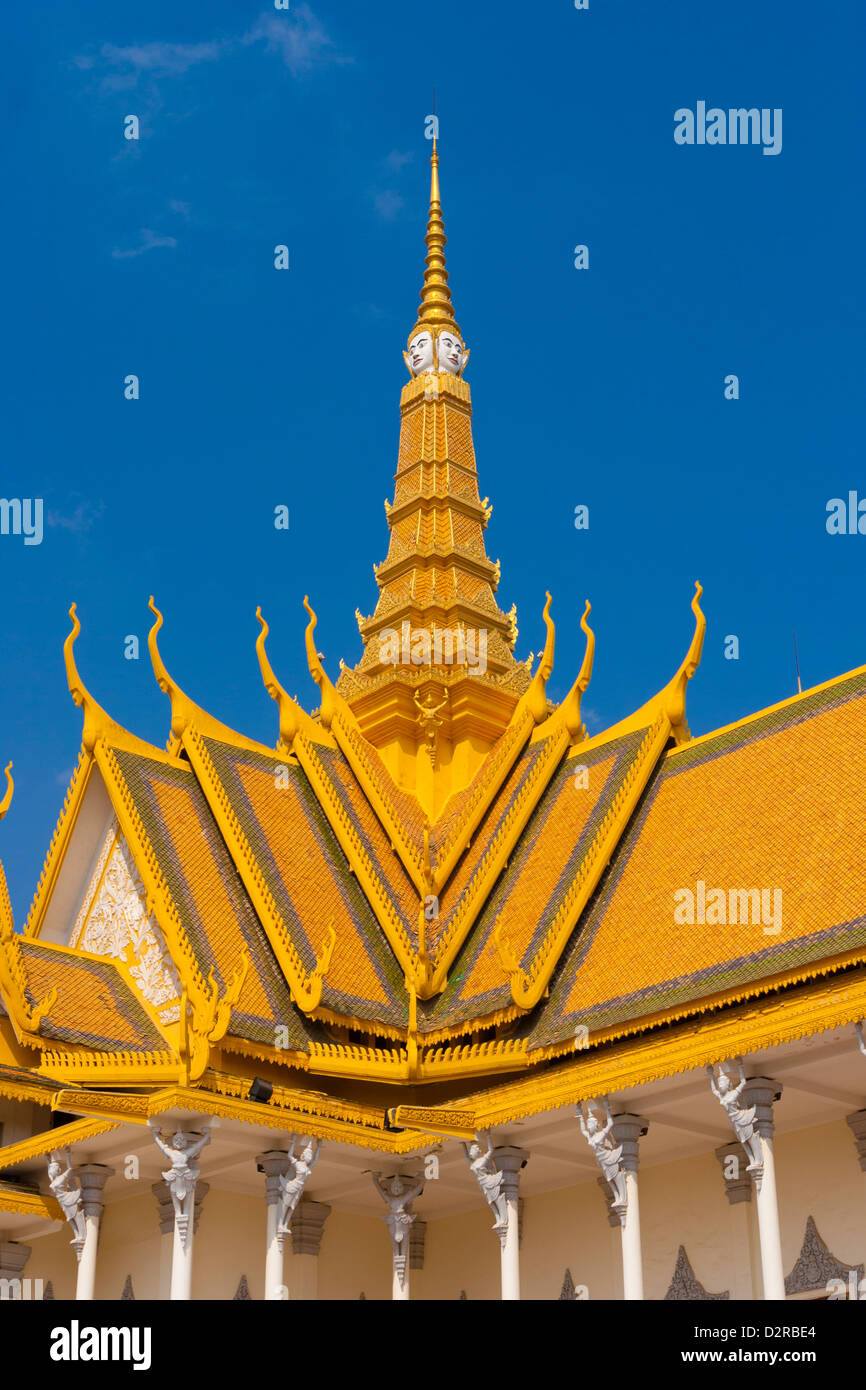 Throne Hall, Royal Palace, Phnom Penh, Cambodia, Indochina, Southeast Asia, Asia Stock Photo