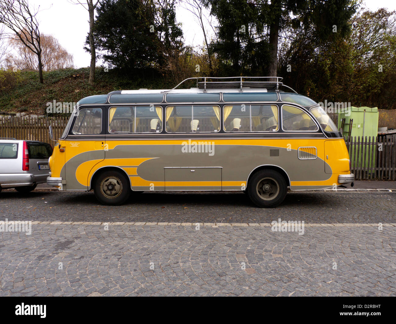 VW minibus Stock Photo