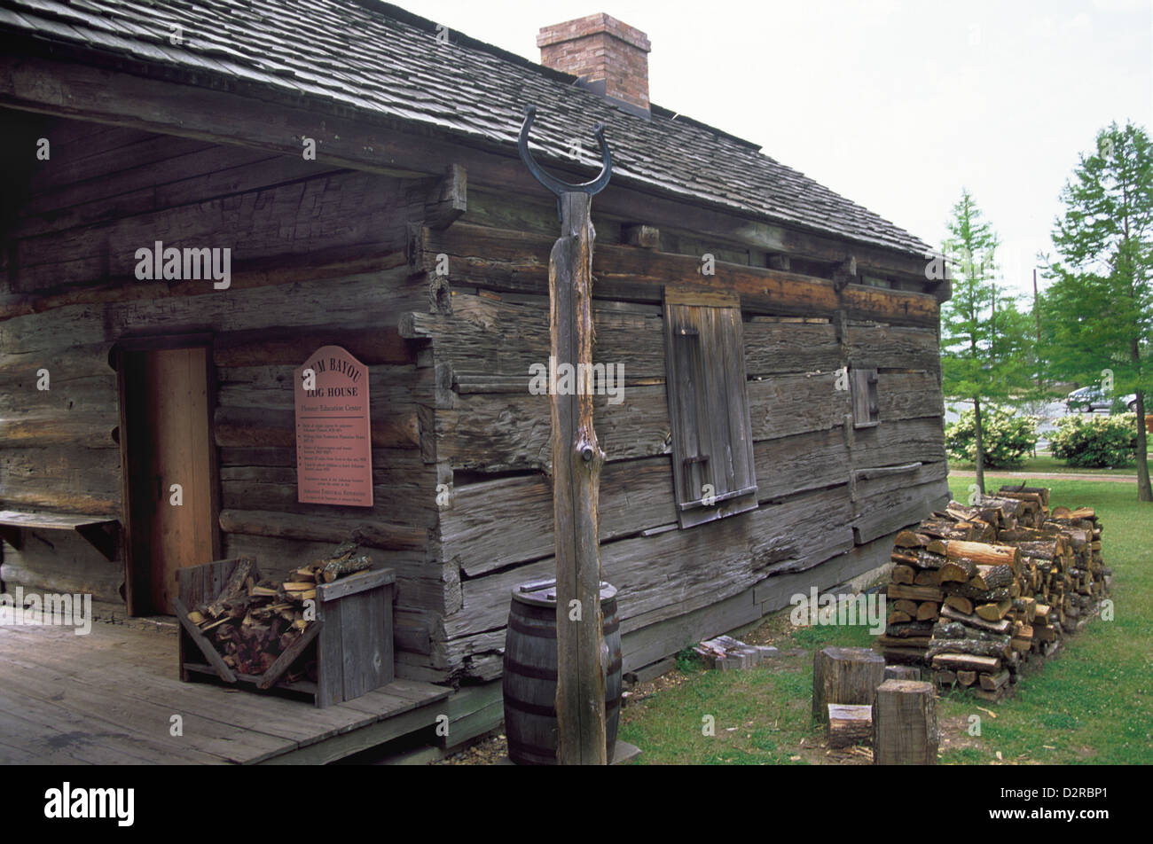 Plum Bayou Log House Arkansas Territorial Restoration Little