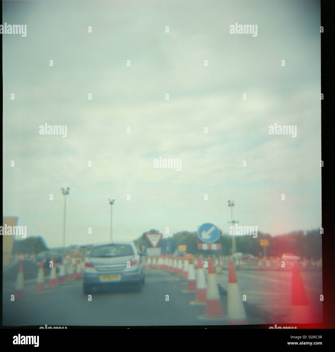 Road cones traffic signs hi-res stock photography and images - Alamy