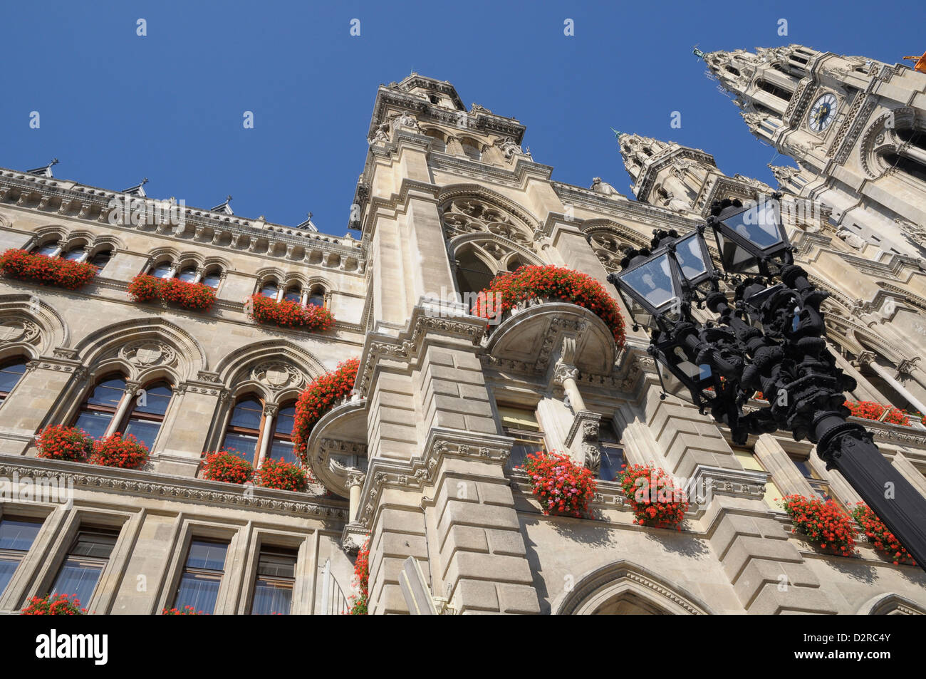 Vienna City Hall Stock Photo Alamy