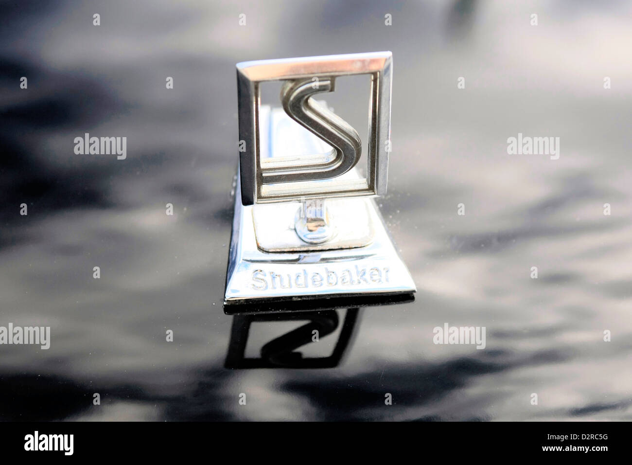 1950s Studebaker hood ornament at the Sarasota Pride and Joy car show