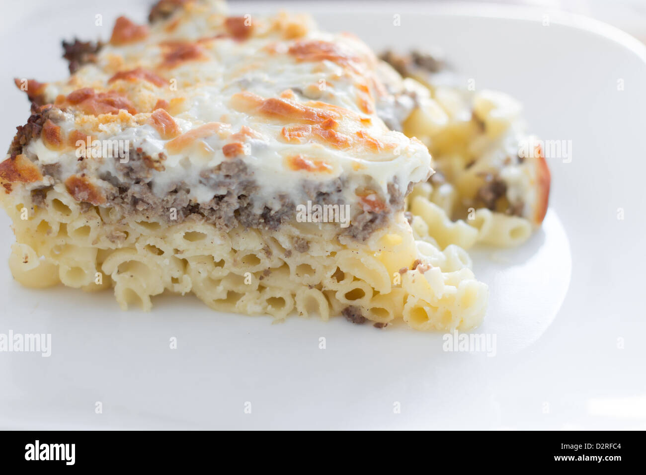 Pasta Casserole - Stock Image