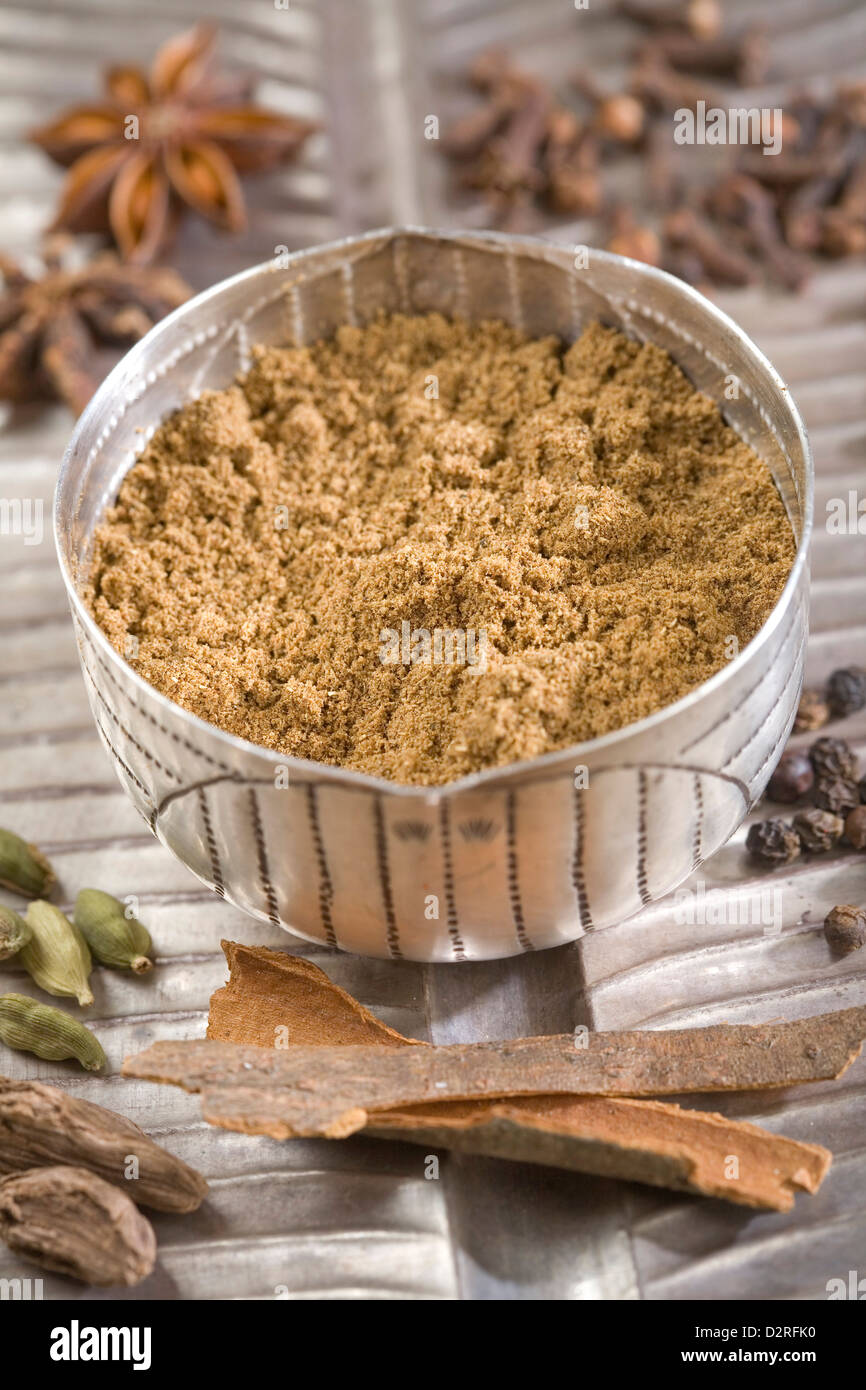 Brown Indian spices, Garam Masala Stock Photo Alamy