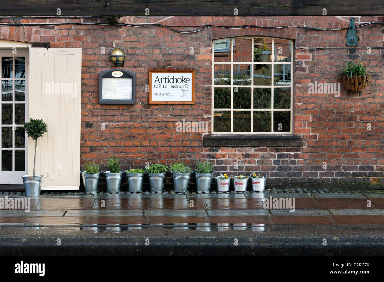 Artichoke Restaurant, Chester Stock Photo Alamy