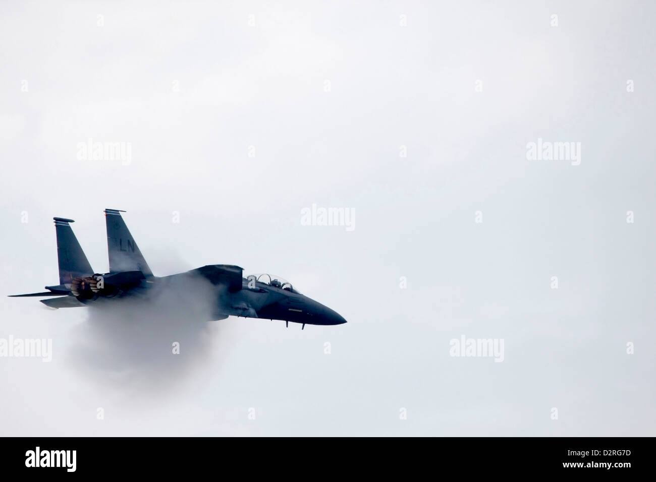 An airplane jet flies during an air show Stock Photo Alamy