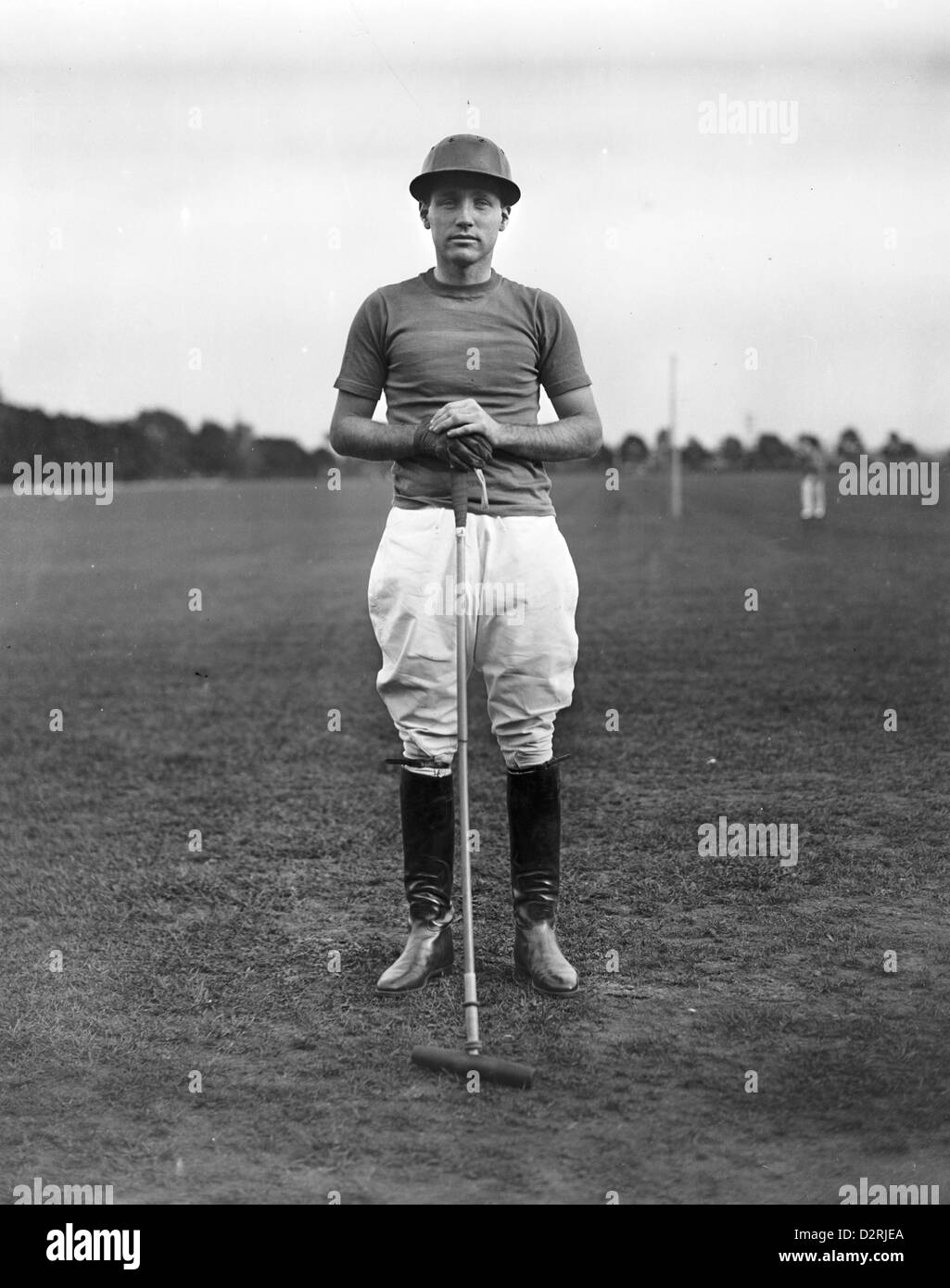 Eldridge T. Gerry favored to win the National Polo Open Championship, 1934 Stock Photo