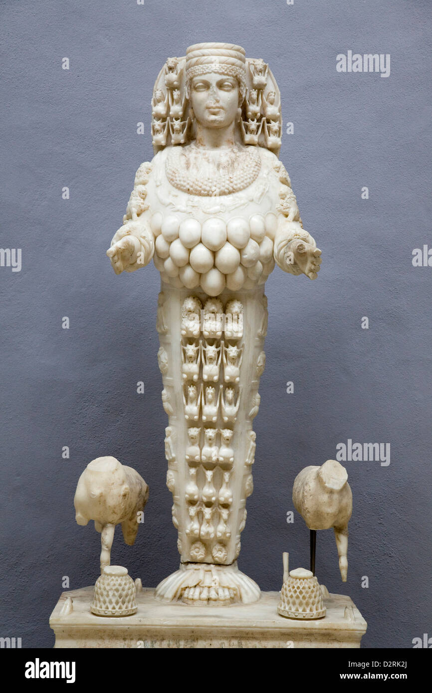 asia, turchia, anatolia, selcuk, museum of ephesus, statue of artemis Stock Photo