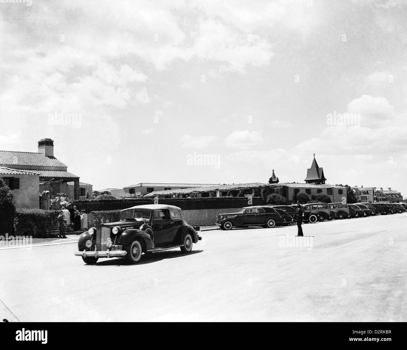 A View of the Southampton Beach Club, Southampton, NY, 1940 Stock Photo