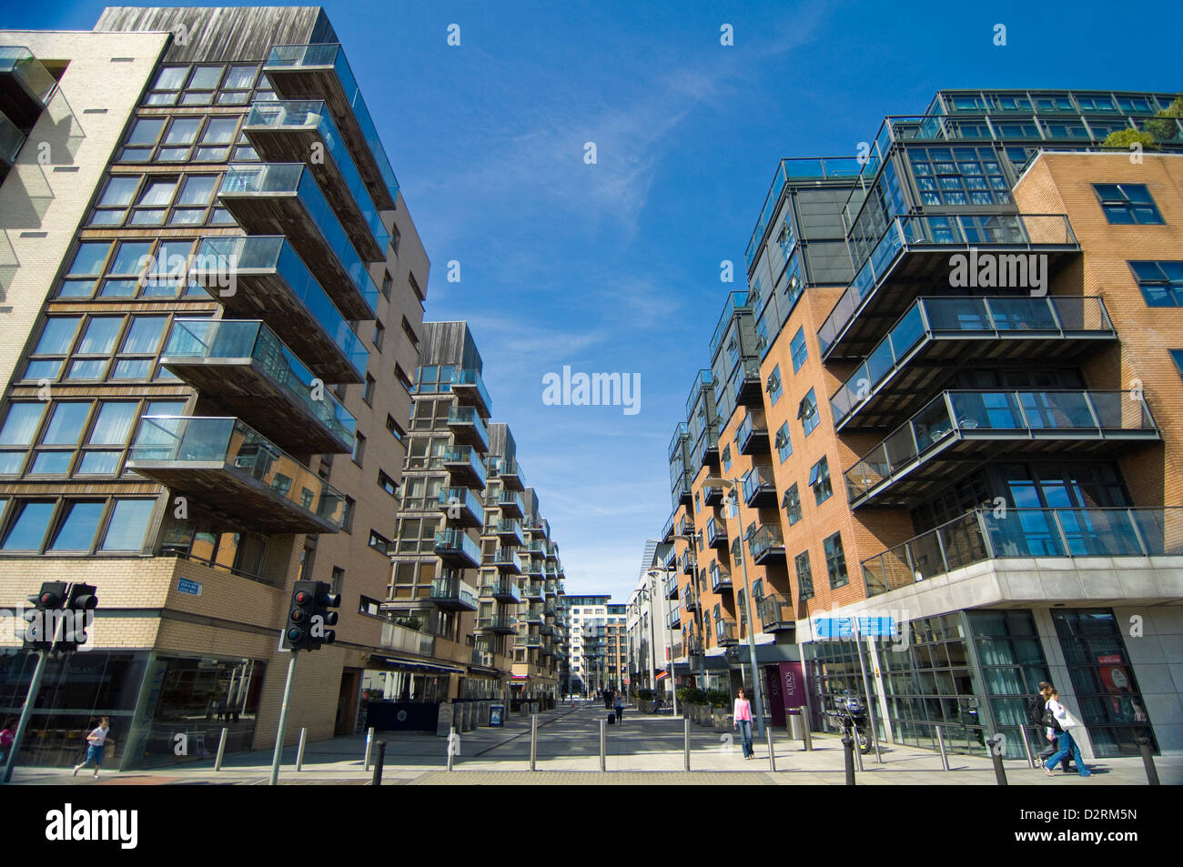 Horizontal view of new development Clarion Quay Apartments on the River